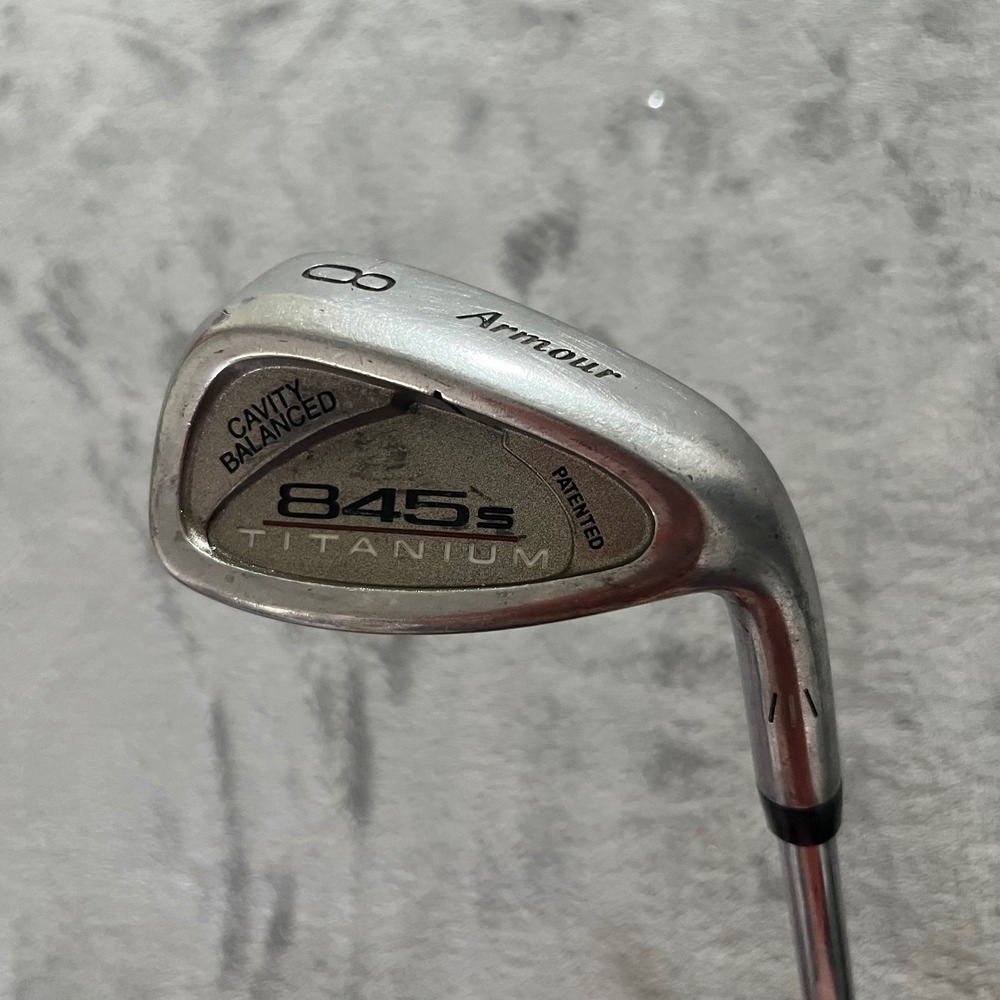 Tommy Armour 845s Titanium 8 Iron Cavity Balanced Tour Step 3 Steel Shaft 36"